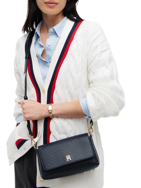 TH ICON Mini-Schultertasche Raum blau - Damentaschen