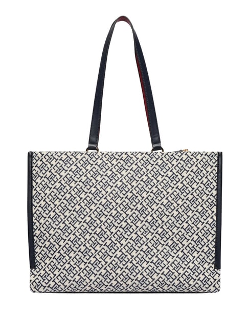 TH JACQUARD Umh&auml;ngetasche Raum blau - Damentaschen