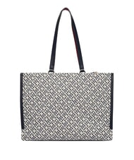 TOMMY HILFIGER TH JACQUARD Umh&auml;ngetasche Raum blau - Damentaschen - 3