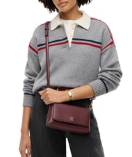TOMMY HILFIGER TH ICON Mini-Schultertasche Ochsenblut - Damentaschen - 2