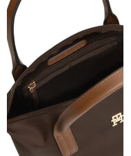 TOMMY HILFIGER POPETTE Handtasche mit Schultergurt brauner Fondant - Damentaschen - 3