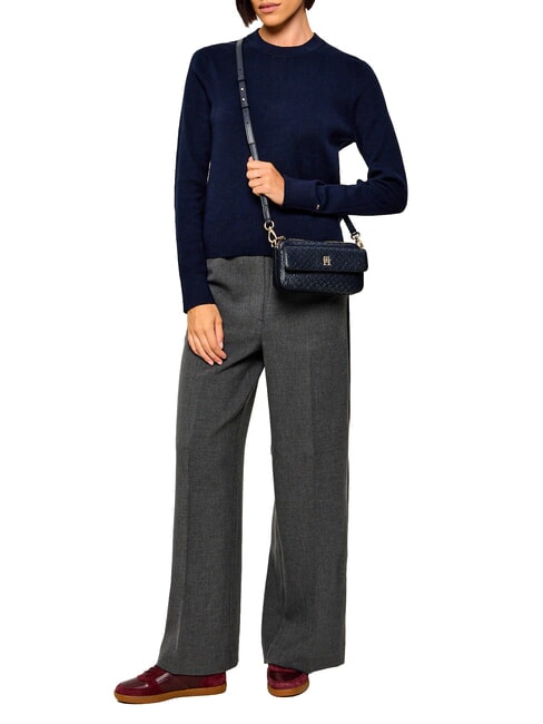 TH ICON Mini-Schultertasche Raum blau - Damentaschen