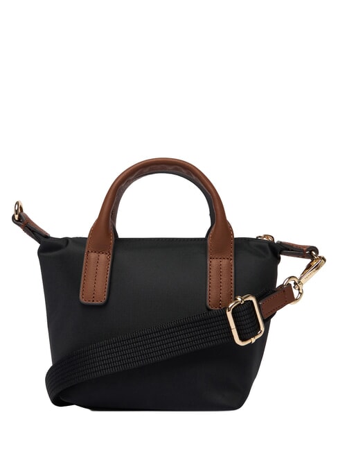 POPETTE Handtasche mit Schulterriemen und Logo Schwarz - Damentaschen