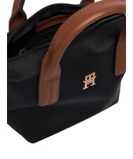 TOMMY HILFIGER POPETTE Handtasche mit Schulterriemen und Logo Schwarz - Damentaschen - 4