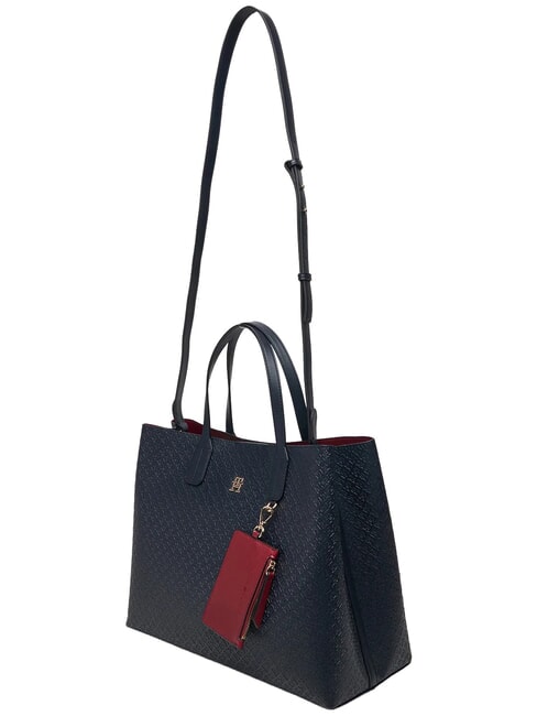 TH ICON Handtasche mit Schulterriemen Raum blau - Damentaschen