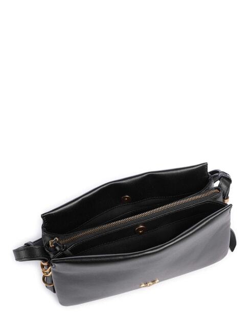 LOVE ONE MINI Mini-Schultertasche schwarz-antikgold - Damentaschen