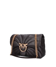 PINKO LOVE PUFF CLASSIC Umh&auml;ngetasche aus Nappaleder Marascabraun-Antikgold - Damentaschen - 2