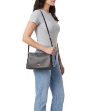 PINKO TRIPLET MINI Schultertasche aus Leder - Damentaschen