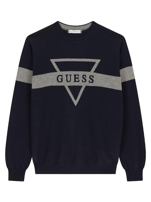 MARK LOGO JACQUARD Trikot mit dreieckigem Logo smartblue - Herrenpullover