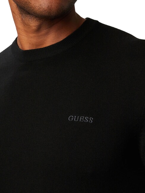 MARCOS LOGO Rundhals-Sweatshirt jetbla - Sweatshirts Herren