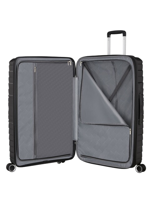 FLYTWIST Gro&szlig;er, erweiterbarer Trolley Schatten schwarz - Harte Trolleys
