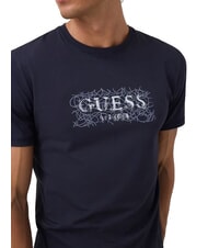 GUESS BOX LORO ROPES T-Shirt mit aufgen&auml;htem Logo smartblue - Herren-T-Shirts - 4