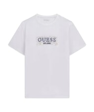 GUESS BOX LORO ROPES T-Shirt mit aufgen&auml;htem Logo purwei&szlig; - Herren-T-Shirts - 5