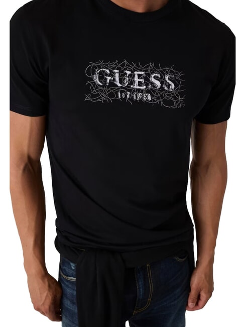 BOX LORO ROPES T-Shirt mit aufgen&auml;htem Logo jetbla - Herren-T-Shirts