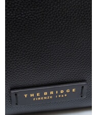 THE BRIDGE GEMMA Schultertasche mit Schultergurt Schwarzes Gold - Damentaschen - 3