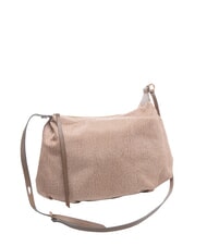 BORBONESE PRIVE L Schultertasche mit Schultergurt beiger Meer - Damentaschen - 2
