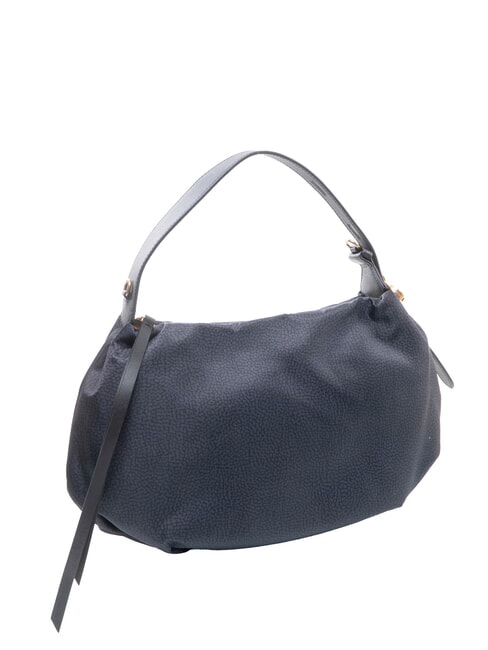 PRIVE Schultertasche mit Schultergurt dunkles Schwarz - Damentaschen