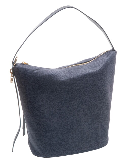 PRIVE Vertikale Schultertasche dunkles Schwarz - Damentaschen