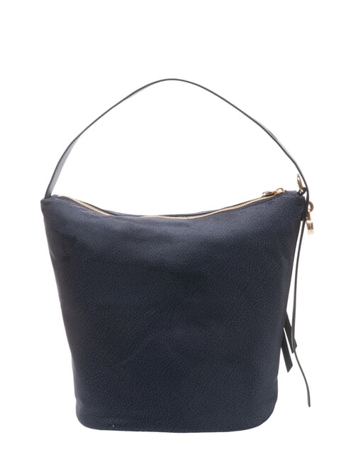 PRIVE Vertikale Schultertasche dunkles Schwarz - Damentaschen