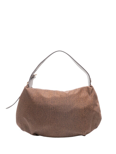 PRIVE Schultertasche mit Schultergurt Kastanie - Damentaschen