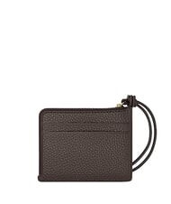 MICHAEL KORS JET SET Leder-Kartenhalter Schokolade - Brieftaschen Damen - 2