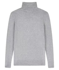 GUESS HALLIE TRIANGLE Pullover mit hohem Kragen und langen &Auml;rmeln hellmeliert grau m - Damenpullover - 7