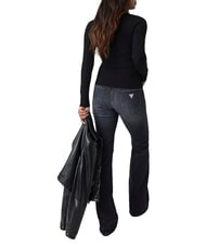 GUESS ELLIE Lang&auml;rmeliges Hemd jetbla - Damenpullover - 2