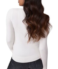 GUESS HALLIE TRIANGLE Pullover mit hohem Kragen und langen &Auml;rmeln cremwhi - Damenpullover - 2