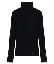 GUESS ELLIE Lang&auml;rmeliges Hemd jetbla - Damenpullover - 5