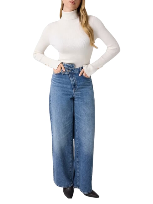 ELLIE Lang&auml;rmeliges Hemd cremwhi - Damenpullover