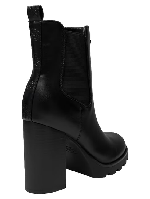 NEREL Stiefelette mit hohem Absatz SCHWARZ BRAUN - Damenschuhe