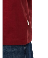 GUESS JEANS MINI TRIANGLE Baumwoll-T-Shirt Weinbergrot - Herren-T-Shirts - 5