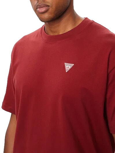 MINI TRIANGLE Baumwoll-T-Shirt Weinbergrot - Herren-T-Shirts