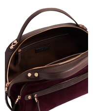 BORBONESE B-GALLERY Handtasche mit Schulterriemen Cabernet/Kakao - Damentaschen - 5
