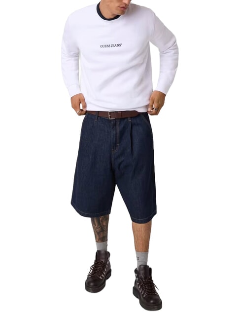 SLIM LOGO Sweatshirt purwei&szlig; - Sweatshirts Herren
