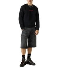 GUESS JEANS SLIM LOGO Sweatshirt jetbla - Sweatshirts Herren - 3