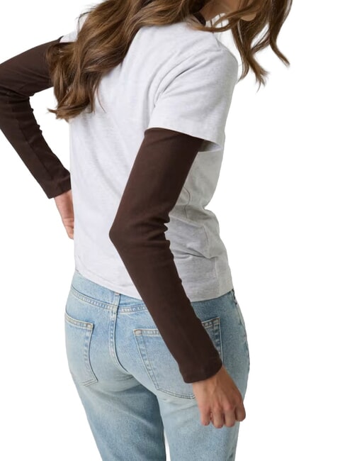 CHERRY REGULAR Kurzarm-T-Shirt gj lt grey heather - T-Shirts und Tops f&uuml;r Damen