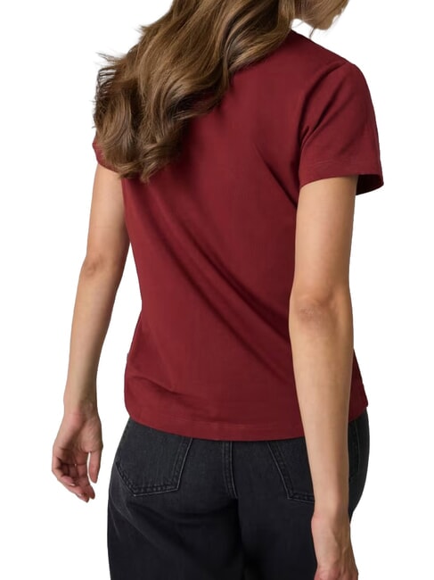 CHERRY REGULAR Kurzarm-T-Shirt Weinbergrot - T-Shirts und Tops f&uuml;r Damen