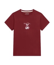 GUESS JEANS CHERRY REGULAR Kurzarm-T-Shirt Weinbergrot - T-Shirts und Tops f&uuml;r Damen - 5