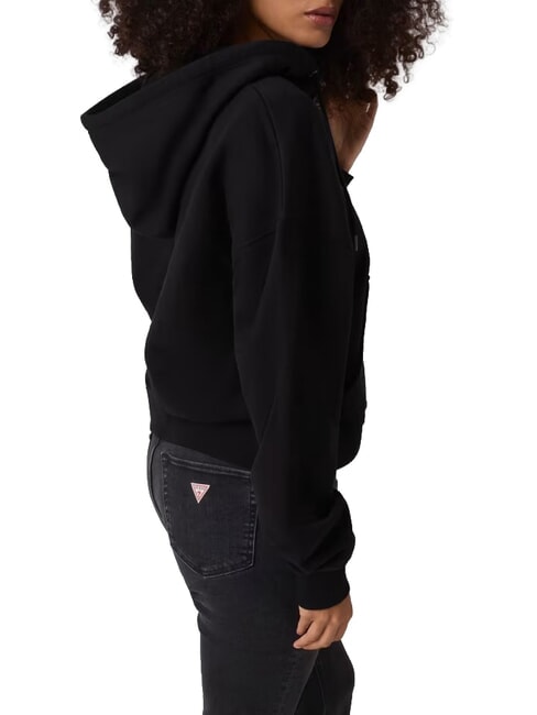EMBRO Kapuzenpulli mit Rei&szlig;verschluss jetbla - Sweatshirts Damen