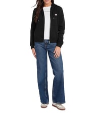 GUESS JEANS REGULAR MINI Kapuzenpulli mit Rei&szlig;verschluss jetbla - Sweatshirts Damen - 4