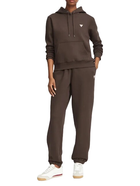 REGULAR MINI Kapuzenpullover dunkler Kaffee - Sweatshirts Damen