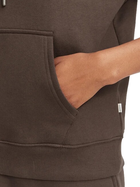 REGULAR MINI Kapuzenpullover dunkler Kaffee - Sweatshirts Damen
