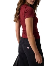 GUESS JEANS PRINT SLIM Schmal geschnittenes Kurzarm-T-Shirt - T-Shirts und Tops f&uuml;r Damen