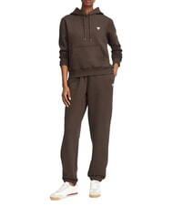 GUESS JEANS REGULAR MINI Kapuzenpullover dunkler Kaffee - Sweatshirts Damen - 3