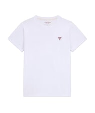 GUESS JEANS TRIANGLE Baumwoll-T-Shirt purwei&szlig; - T-Shirts und Tops f&uuml;r Damen - 6