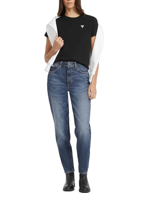 TRIANGLE Baumwoll-T-Shirt jetbla - T-Shirts und Tops f&uuml;r Damen