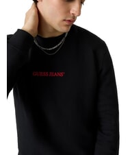 GUESS JEANS SLIM LOGO Sweatshirt jetbla - Sweatshirts Herren - 5