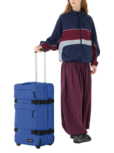 TRANSIT'R PLUS M Mittlerer Trolley Indigoblau - Halbharte Trolleys
