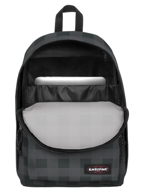 OUT OF OFFICE 13 "Laptop-Rucksack kariert grau - Rucks&auml;cke f&uuml;r Schule &amp; Freizeit
